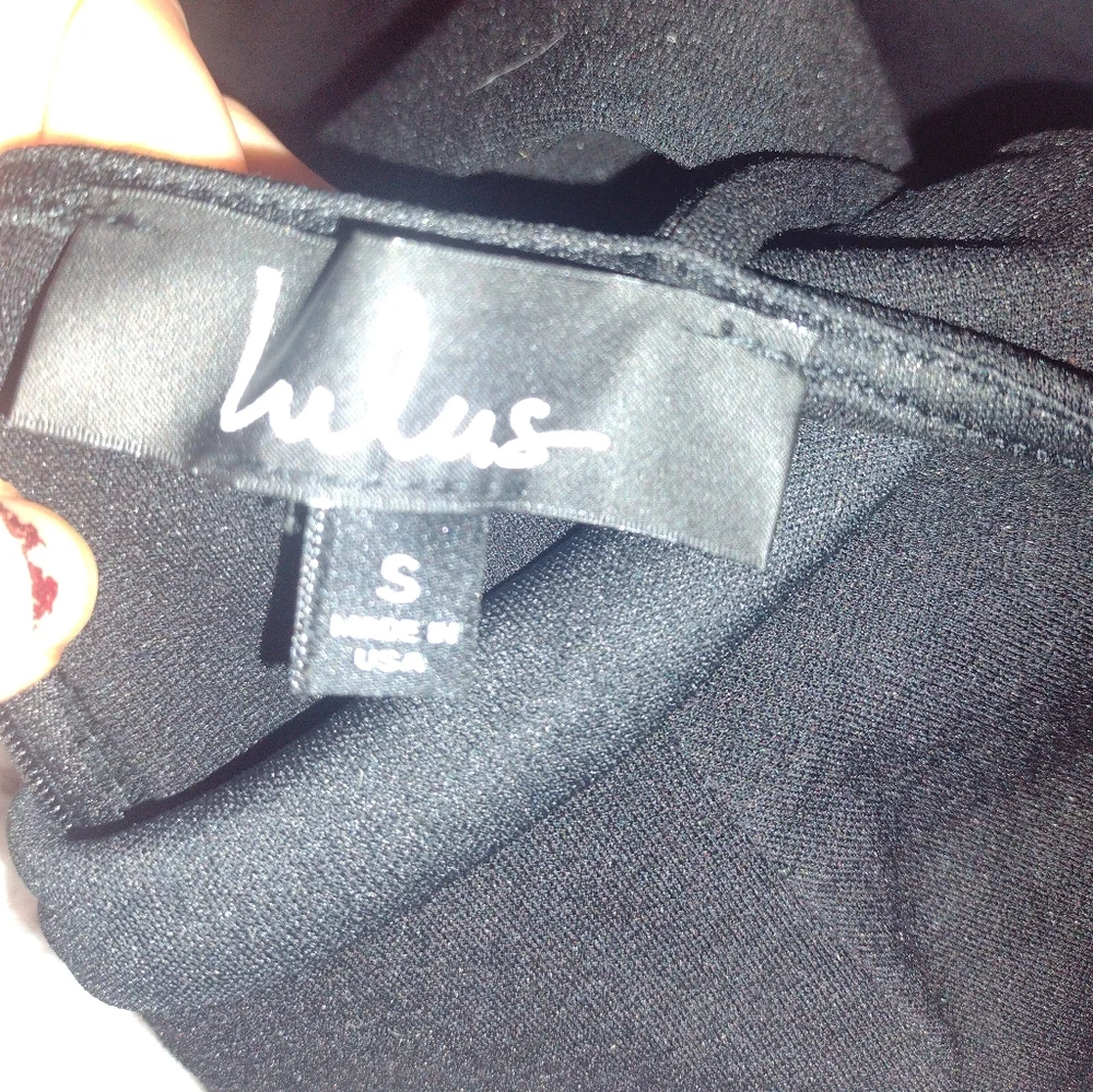 Lulu's Black Bodycon Midi Dress - Picture 5 of 5